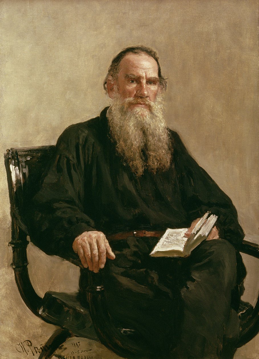 ليف تولستوي (1828-1910) 1887 بواسطة ايليا افيموفيتش ريبين