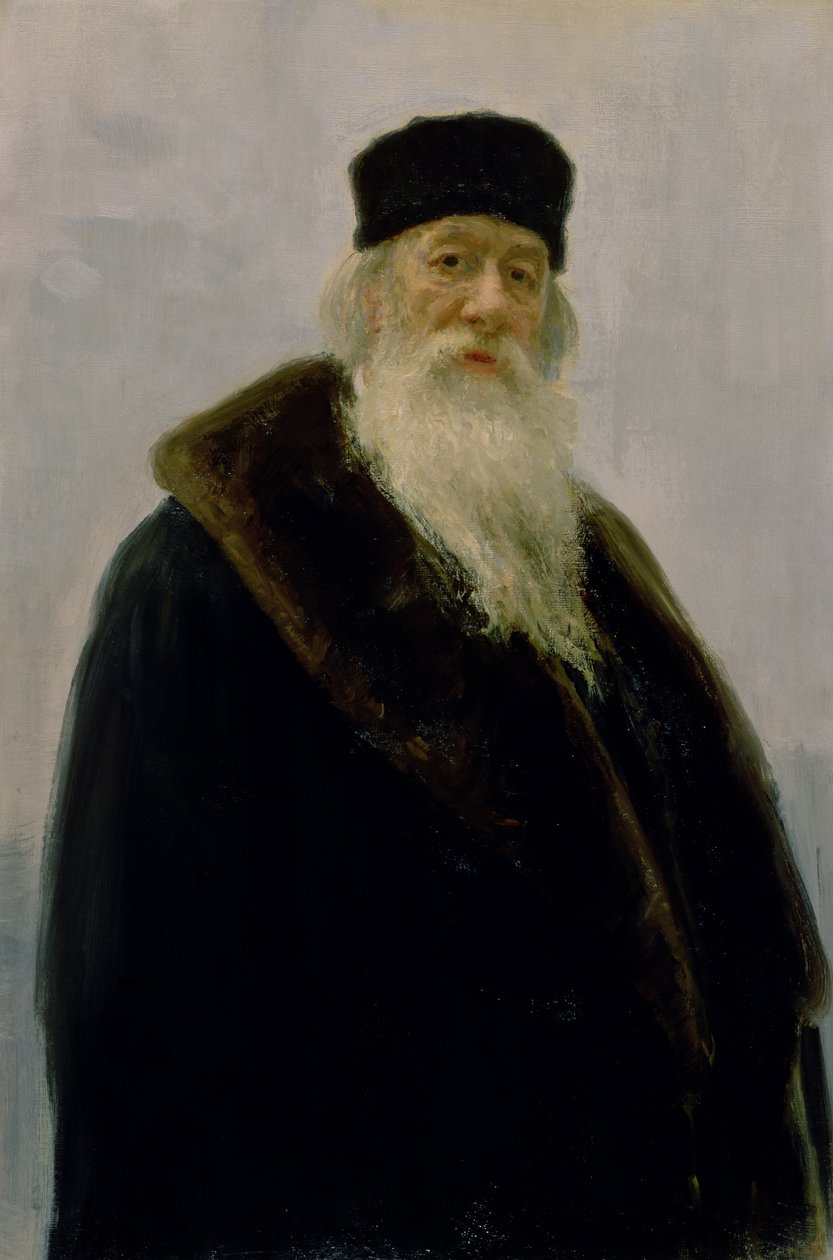 صورة لفلاديمير فاسيلفيتش ستاسوف (1824-1906) 1900 بواسطة ايليا افيموفيتش ريبين