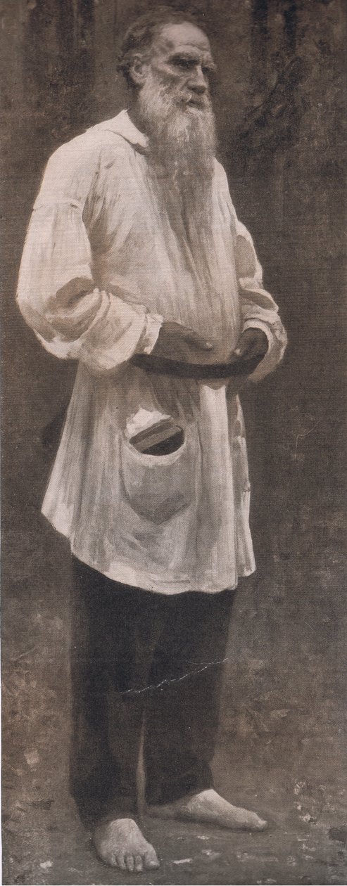 الكونت ليو تولستوي ، Bibbys السنوي ، 1916-17 بواسطة ايليا افيموفيتش بعد ريبين