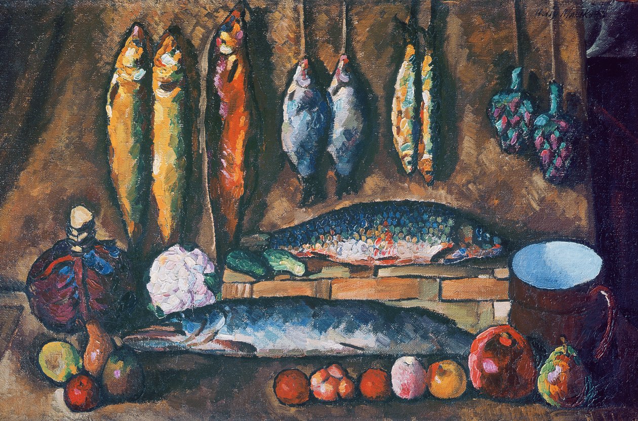 الحياة الساكنة ، ج .1910 بواسطة ايليا ايفانوفيتش مشكوف