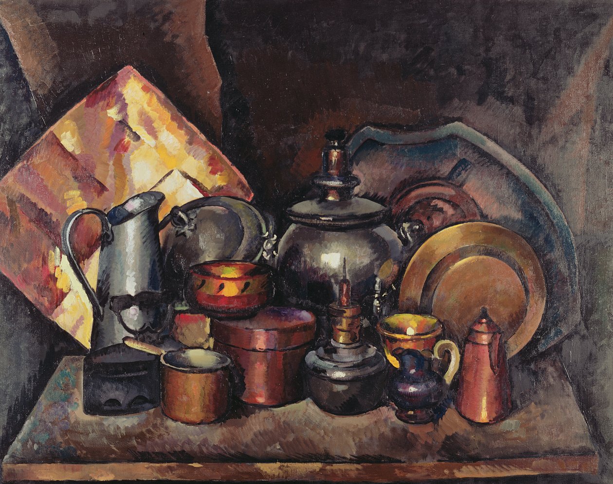 لا تزال الحياة مع Samovar ، 1920 بواسطة ايليا ايفانوفيتش مشكوف