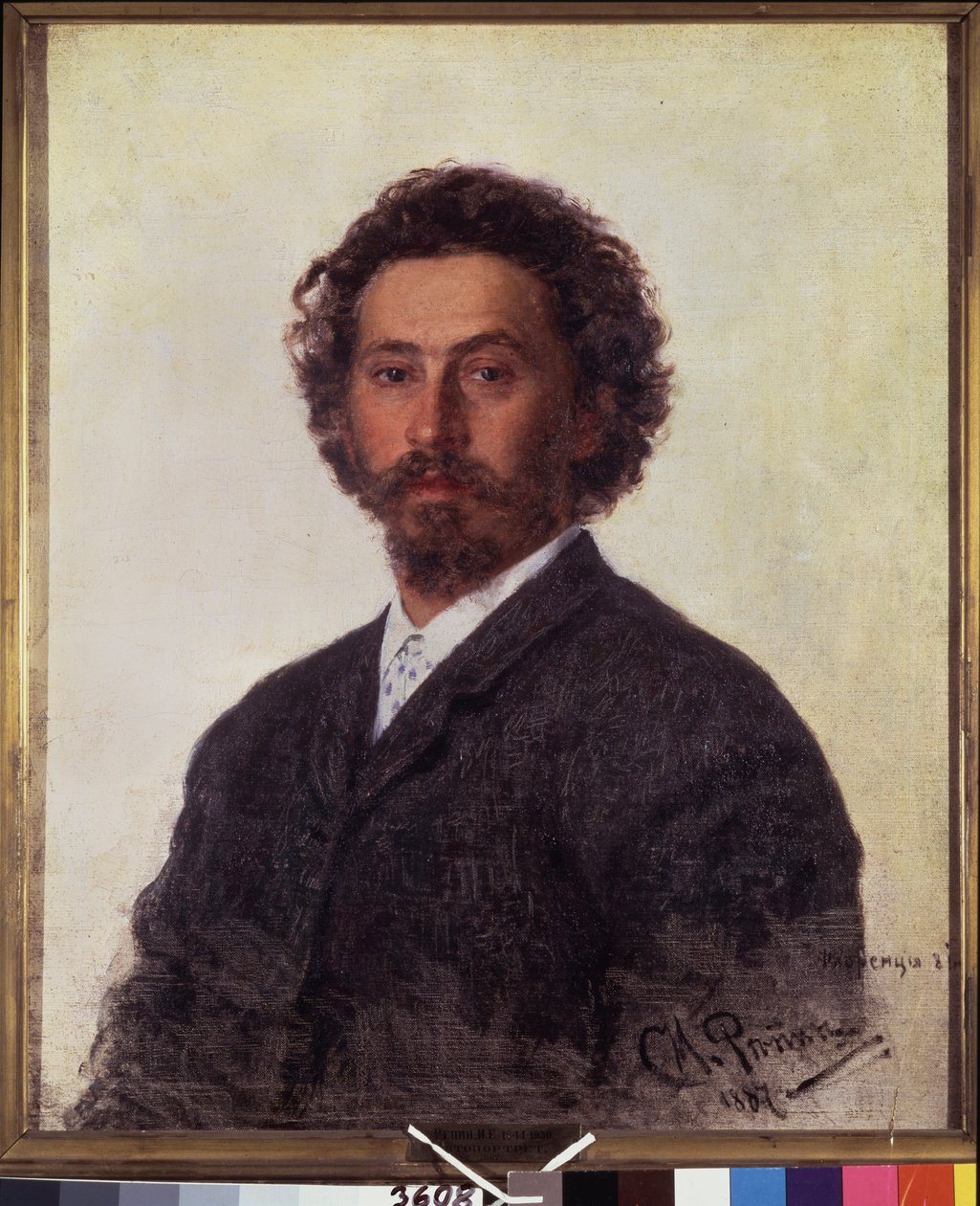 تصوير شخصي. لوحة إيليا يفيموفيتش ريبين (إيليا ريبين) (1844-1930) ، زيت على قماش بواسطة ايليا افيموفيتش ريبين