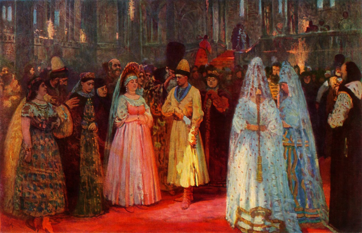 "اختيار عروس القيصر" ، 1884 ، 1965. بواسطة ايليا افيموفيتش ريبين
