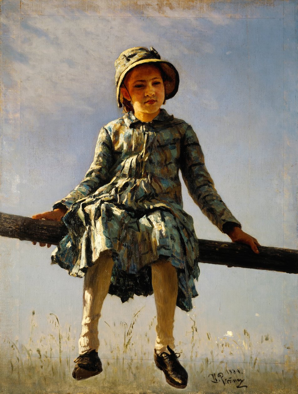 اليعسوب. صورة ابنة الرسامين ، 1884 بواسطة ايليا افيموفيتش ريبين