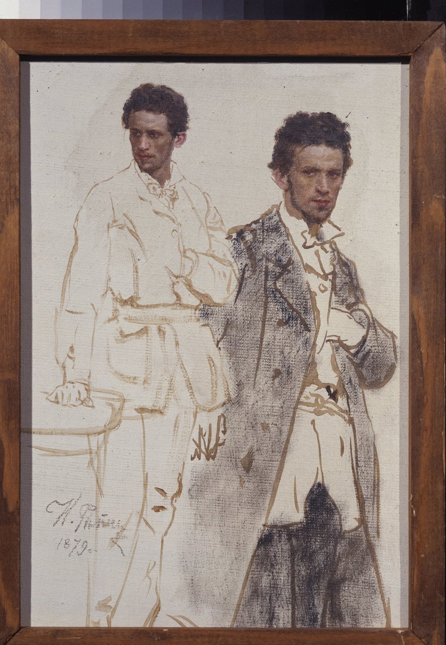 صورة لنيكولاي فينتسل. لوحة إيليا يفيموفيتش ريبين (إيليا ريبين) (1844-1930) ، زيت على قماش بواسطة ايليا افيموفيتش ريبين