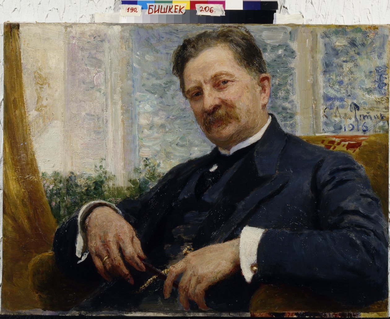 صورة للمهندس I.M. فينجيروف بار ريبين ، إيليا إفيموفيتش (1844-1930) بواسطة ايليا افيموفيتش ريبين