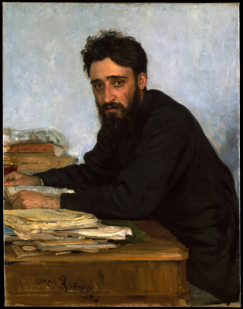 صورة للمؤلف Vsevolod M. Garshin 1855-1888، 1880s بواسطة ايليا افيموفيتش ريبين