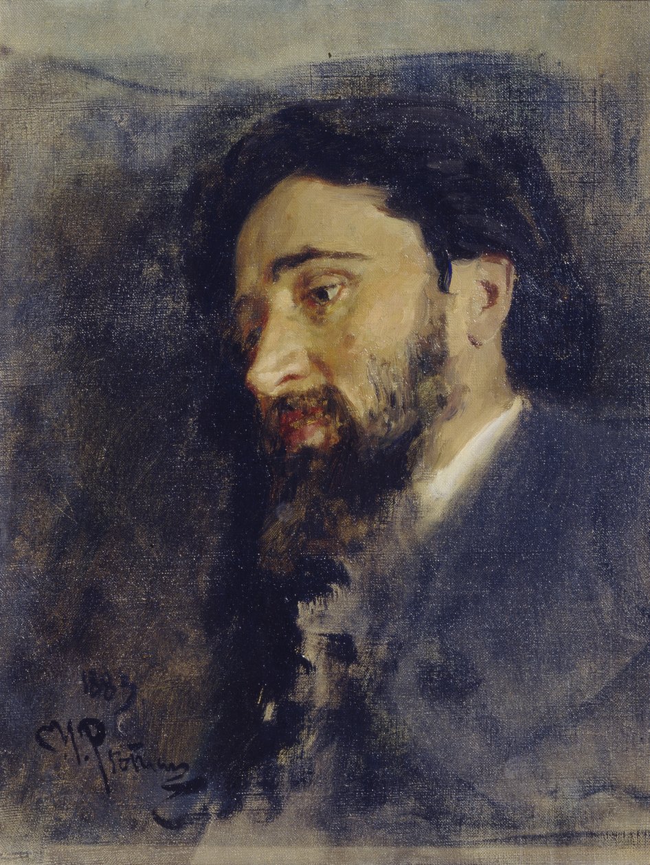صورة للمؤلف Vsevolod M. Garshin 1855-1888، 1883 بواسطة ايليا افيموفيتش ريبين