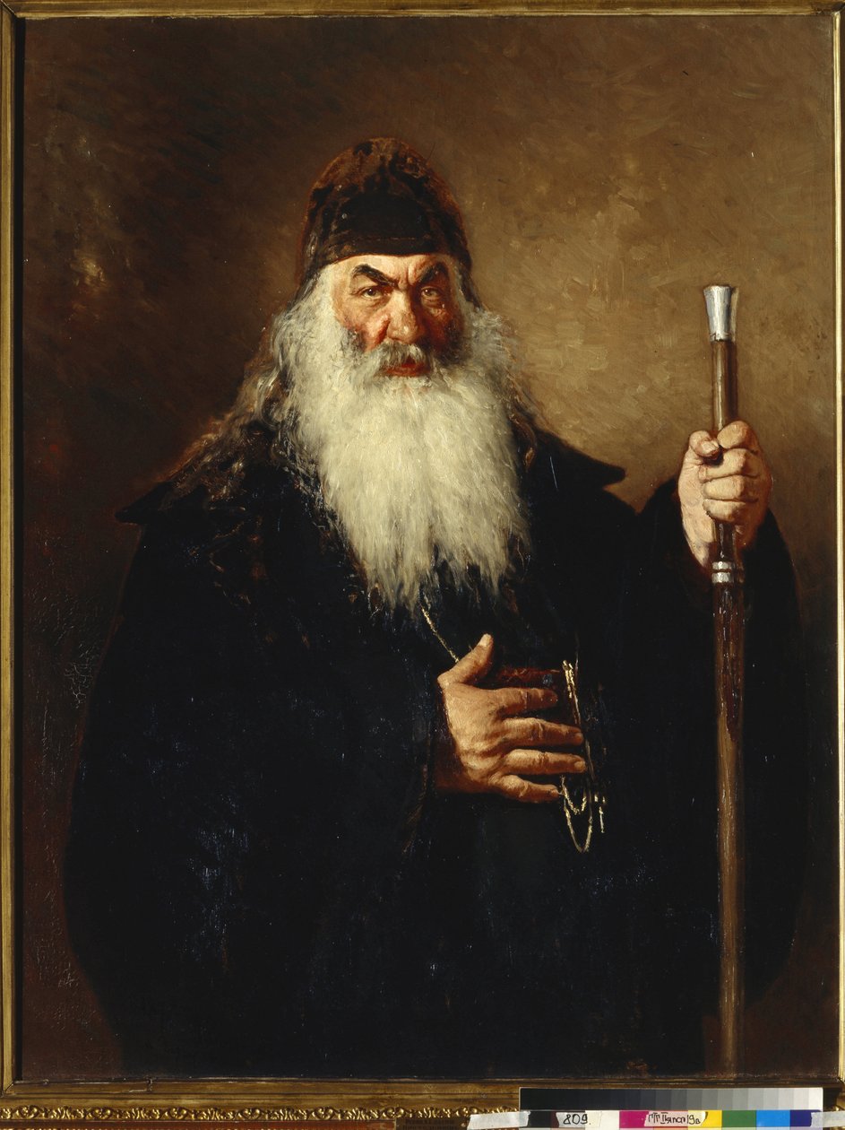 Protodiacre - Protodeacon - Repin ، Ilya Yefimovich (1844-1930) - 1877 - زيت على قماش - 124x96 - معرض State Tretyakov ، موسكو بواسطة ايليا افيموفيتش ريبين