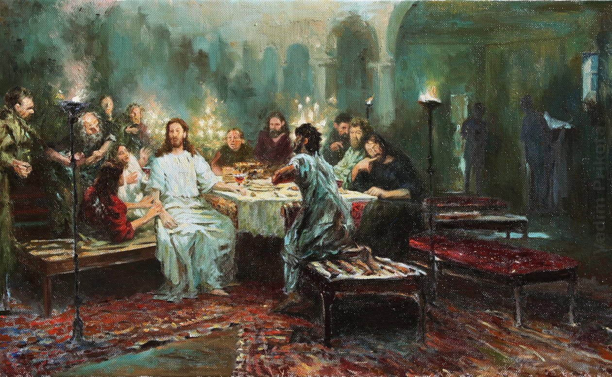 The Last Supper par Repin ، إيليا يفيموفيتش (1844-1930) بواسطة ايليا افيموفيتش ريبين