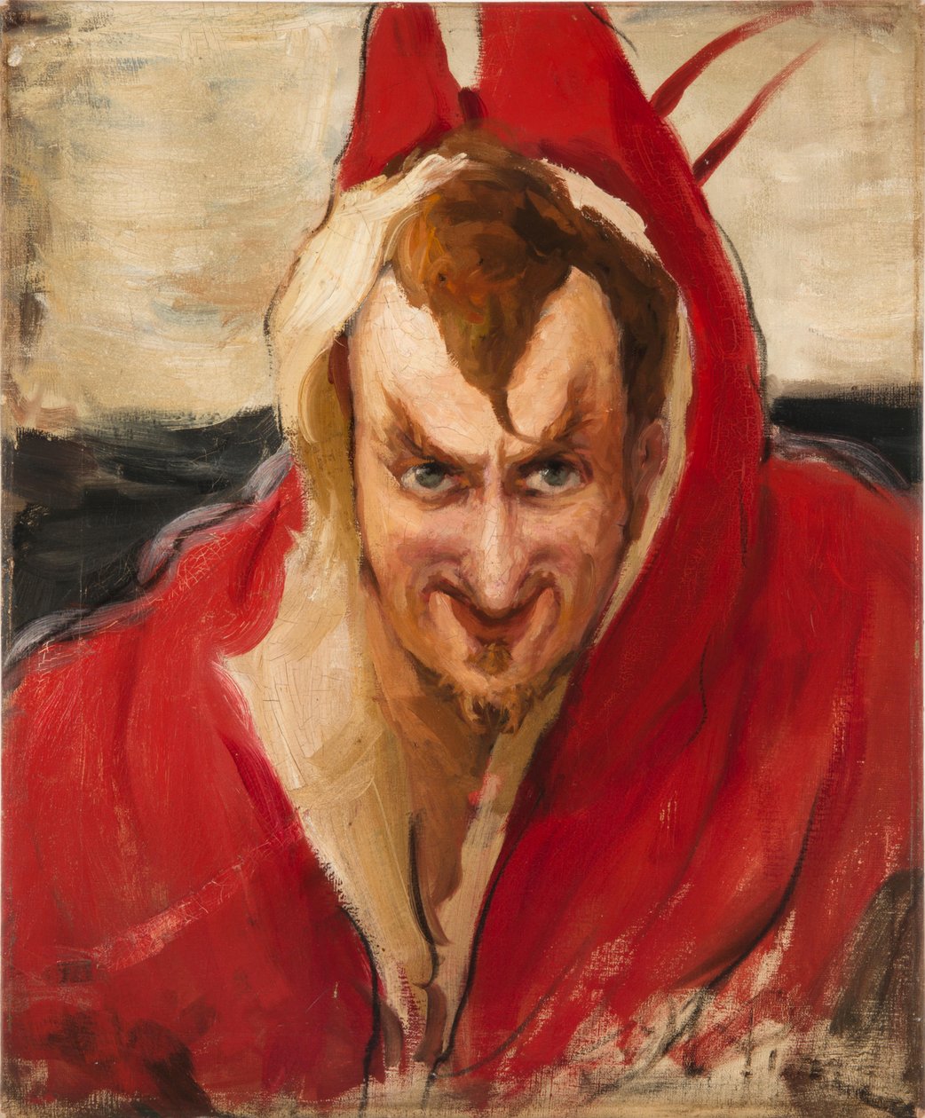 Grigory Grigoryevich Ge 1867-1942 مثل Mephistopheles. بواسطة ايليا افيموفيتش ريبين