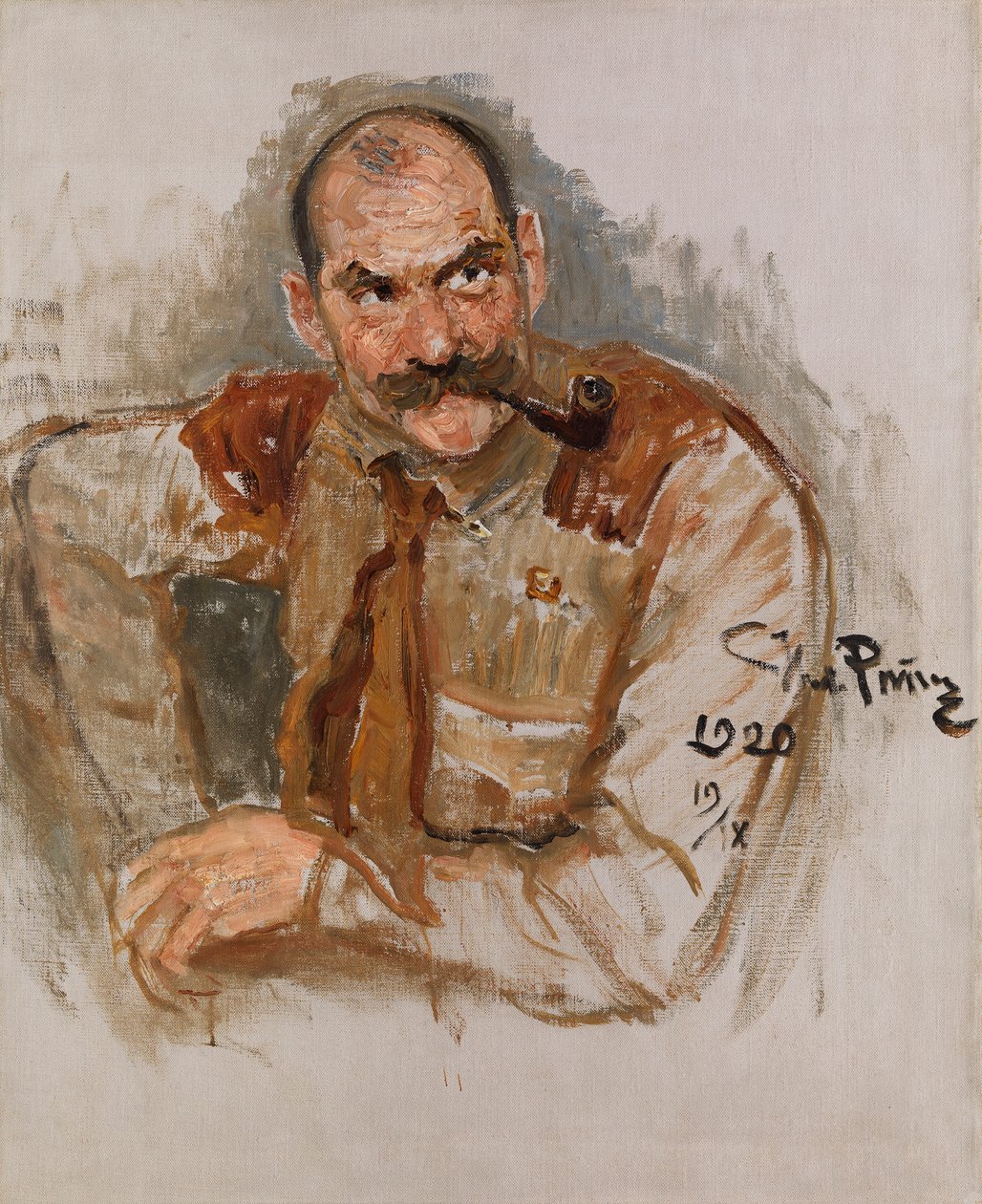 صورة للفنان أكسيلي جالن كاليلا 1865-1931 ، 1920. بواسطة ايليا افيموفيتش ريبين