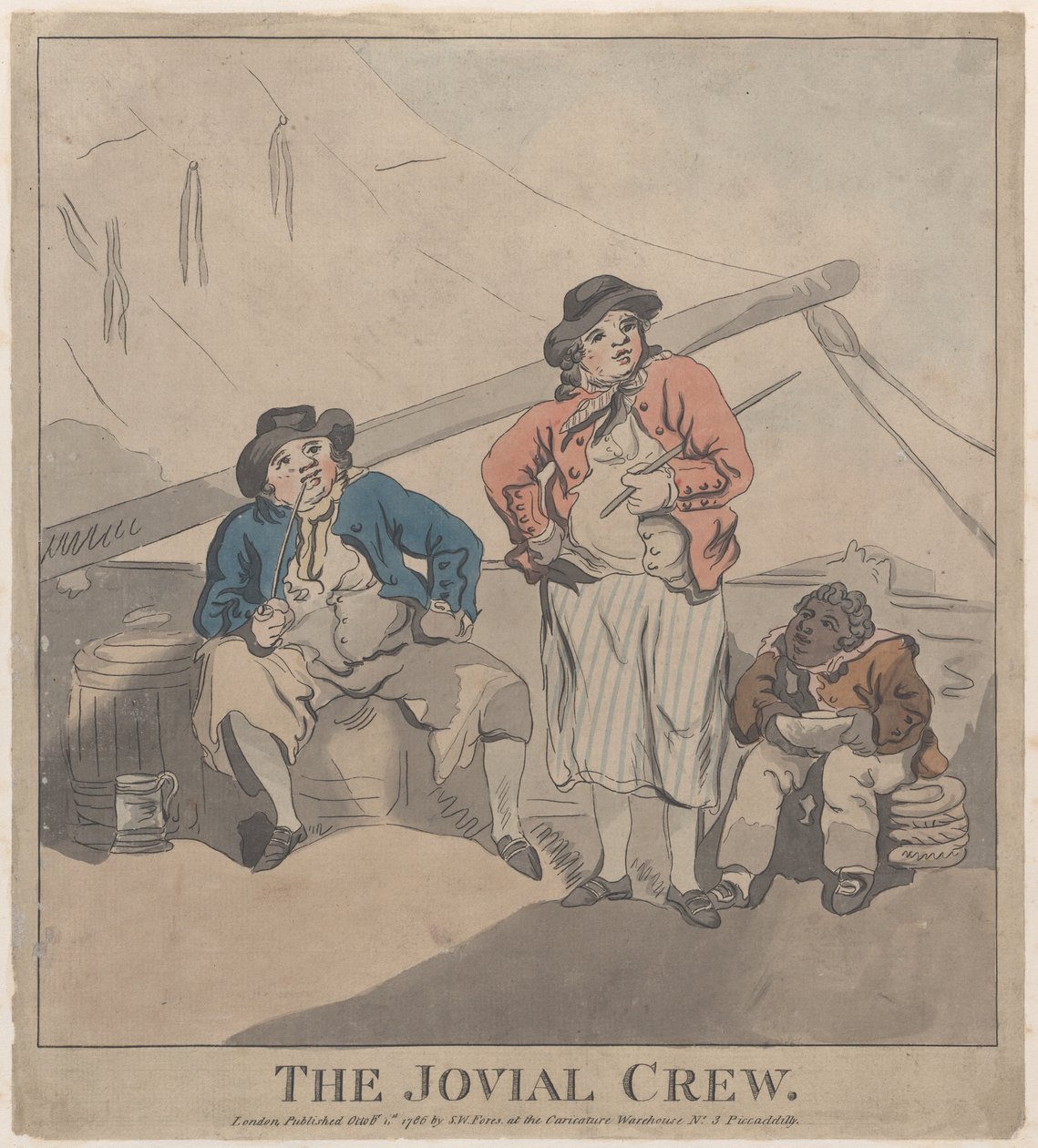 طاقم المشعوذين ، 1 أكتوبر 1786 ، 1 أكتوبر 1786. بواسطة منتحل شخصية توماس رولاندسون.