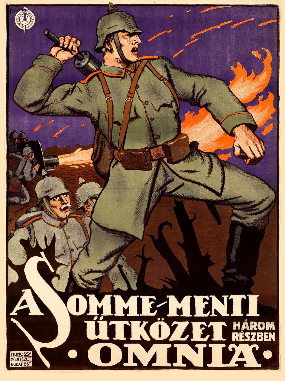 أبطالنا في السوم ، 1916. بواسطة إيمري فويلدس
