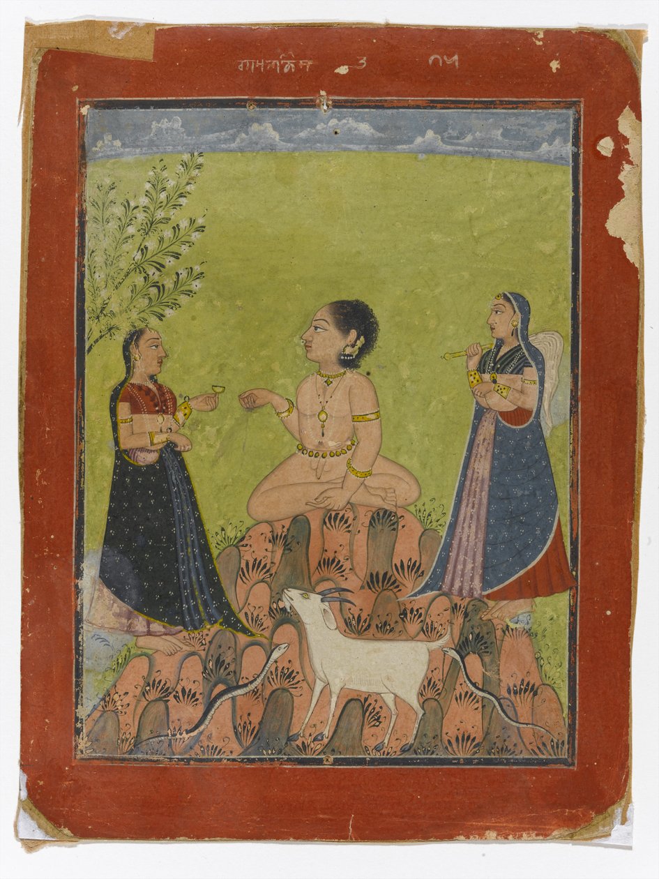 مالكوس راجا ، c.1735-40 (مرحاض غير شفاف على الورق) بواسطة المدرسة الهندية