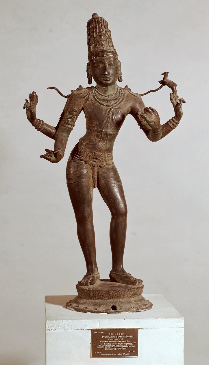Shiva Vinadhara Dakshina-Murti ، Dravidian (برونزية) (انظر أيضًا 247235) بواسطة المدرسة الهندية