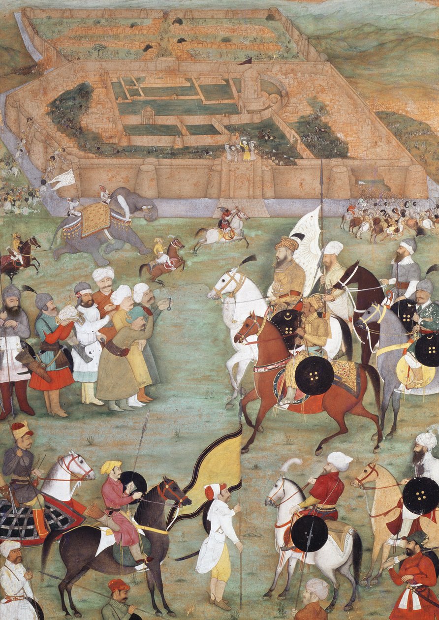 استسلام قندهار لسعيد خان ، 1640 ج بواسطة المدرسة الهندية
