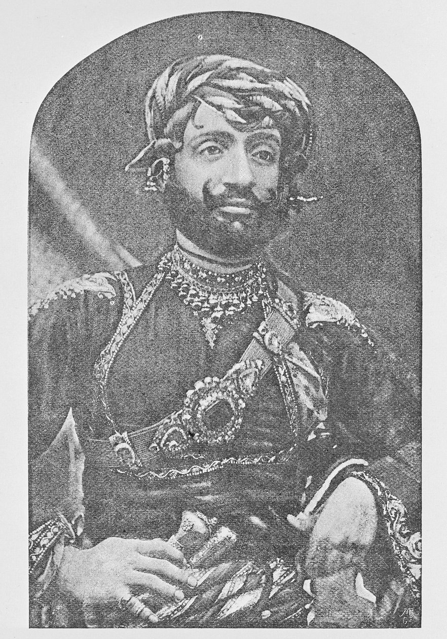 محمد محبت الخانجي الثاني ، نواب صاحب Junagadh بواسطة مصور هندي