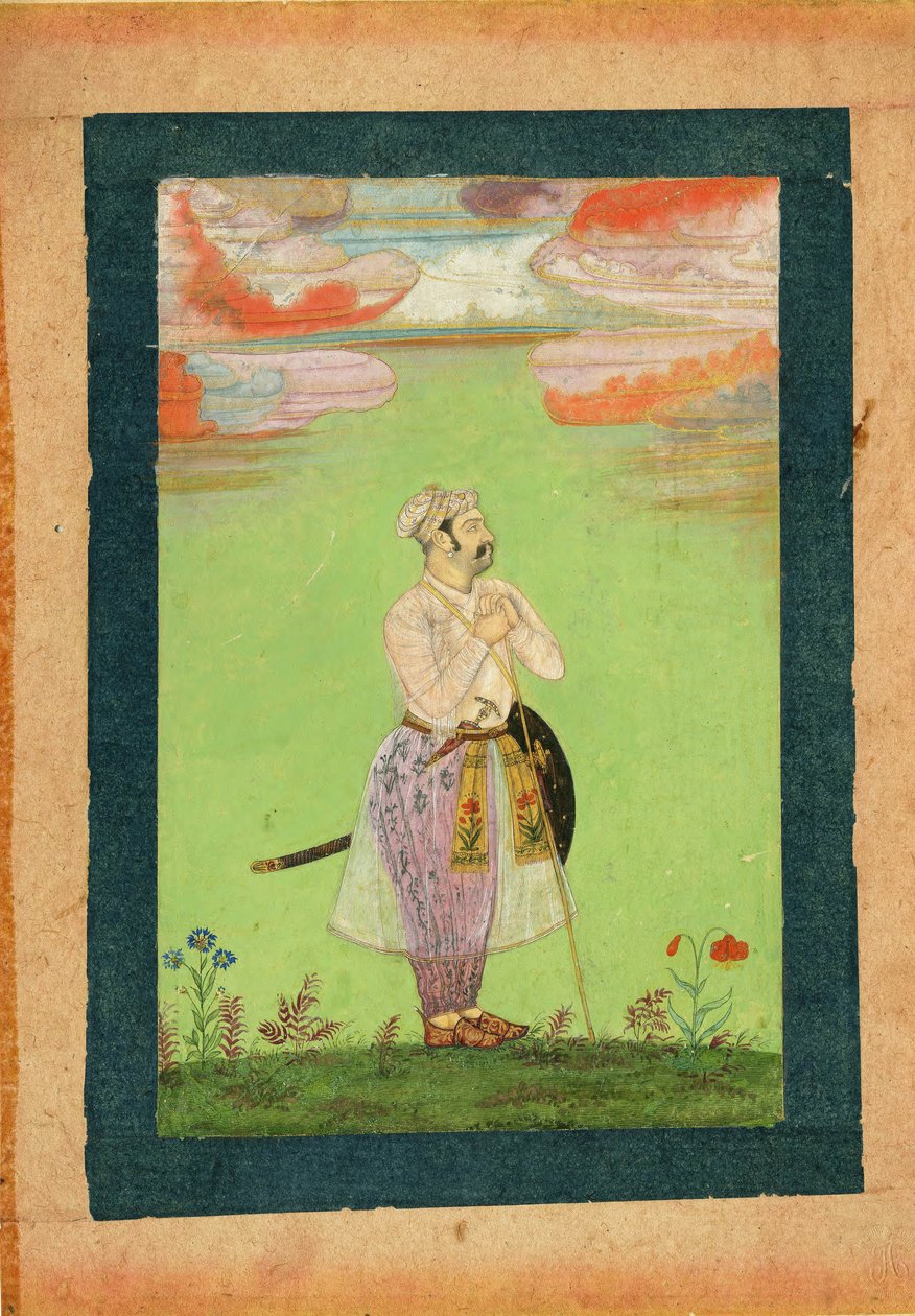 ضابط مغولي ، ج. 1650 بواسطة الفن الهندي