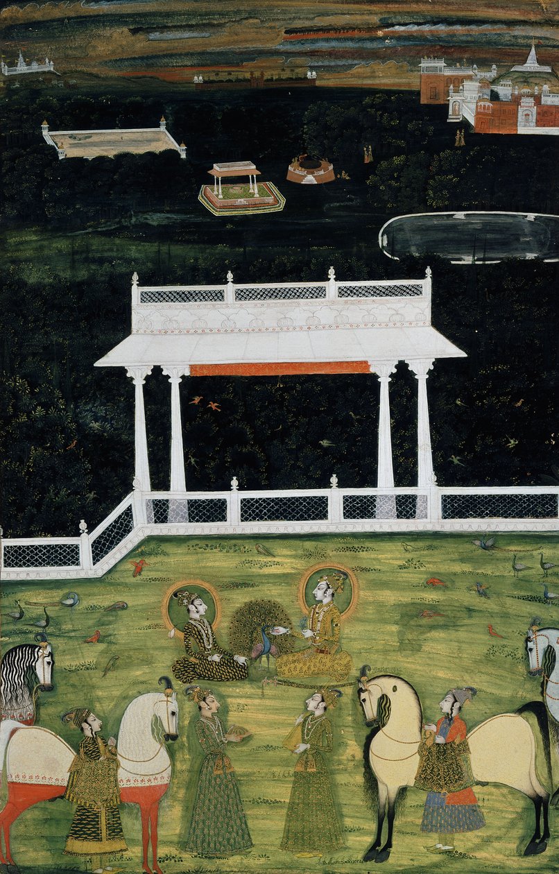 الجنة الأميرية ، ج. 1750-1760 بواسطة المدرسة الهندية