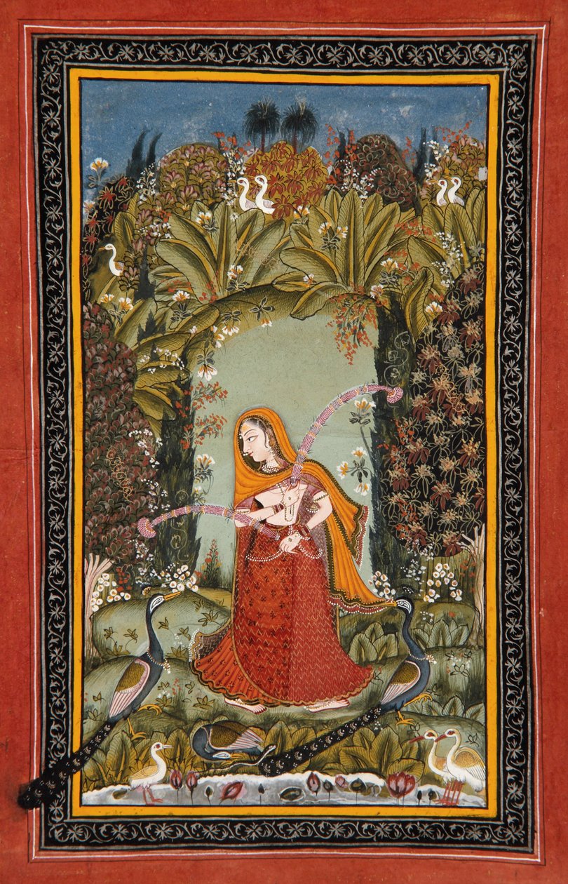 جوري راجيني من مالكوس ، c.1770 (مرحاض غير شفاف على الورق) بواسطة المدرسة الهندية