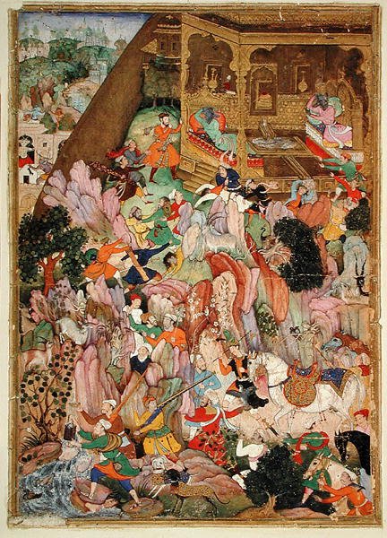 في. 32.2.12 Harivasma ، قصر الدب ، حوالي 1586 (ورق) بواسطة المدرسة الهندية