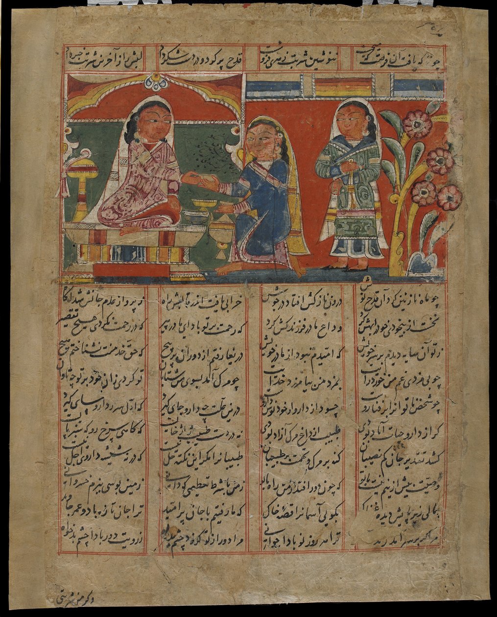 مه سامان يسمم شكر ، ج 1450 بواسطة المدرسة الهندية