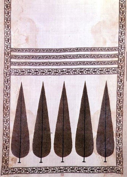 باتكا من راجستان ، القرنين السابع عشر والثامن عشر (قطن) بواسطة المدرسة الهندية
