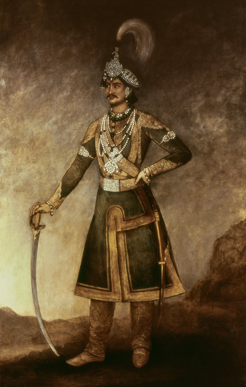 صورة لجونغ بهادور كوور راناجي (1816-1877) بواسطة المدرسة الهندية
