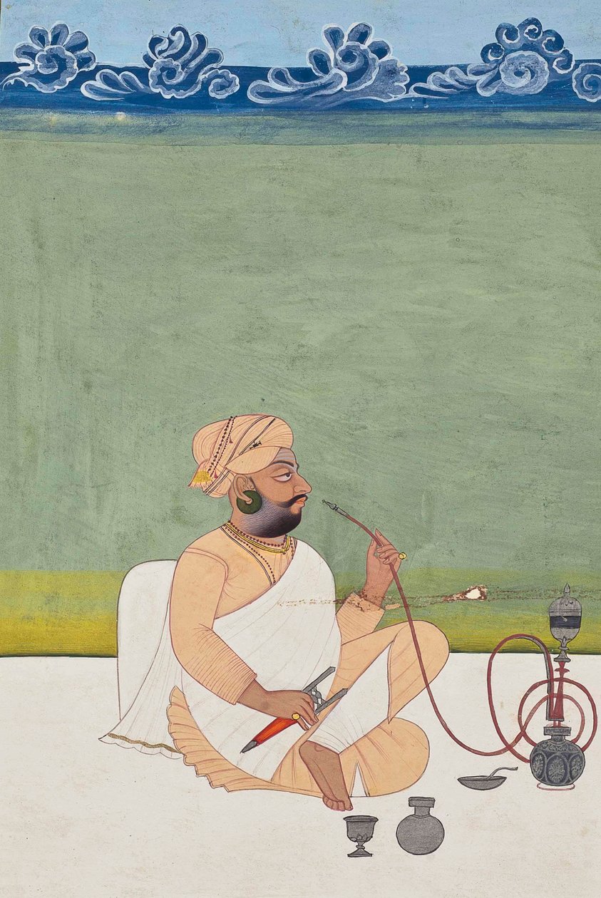 صورة لخانفاتا يوغي ، c.1800 بواسطة المدرسة الهندية