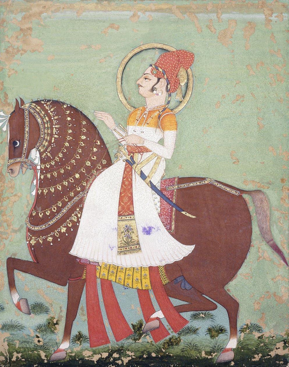 الأمير زليم سينغ ، 1769 بواسطة المدرسة الهندية