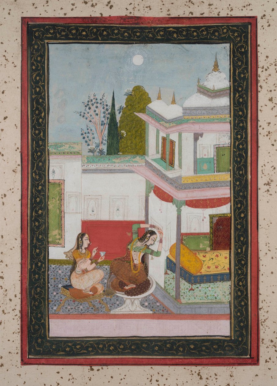 بورفي راجيني ، c.1790 بواسطة المدرسة الهندية