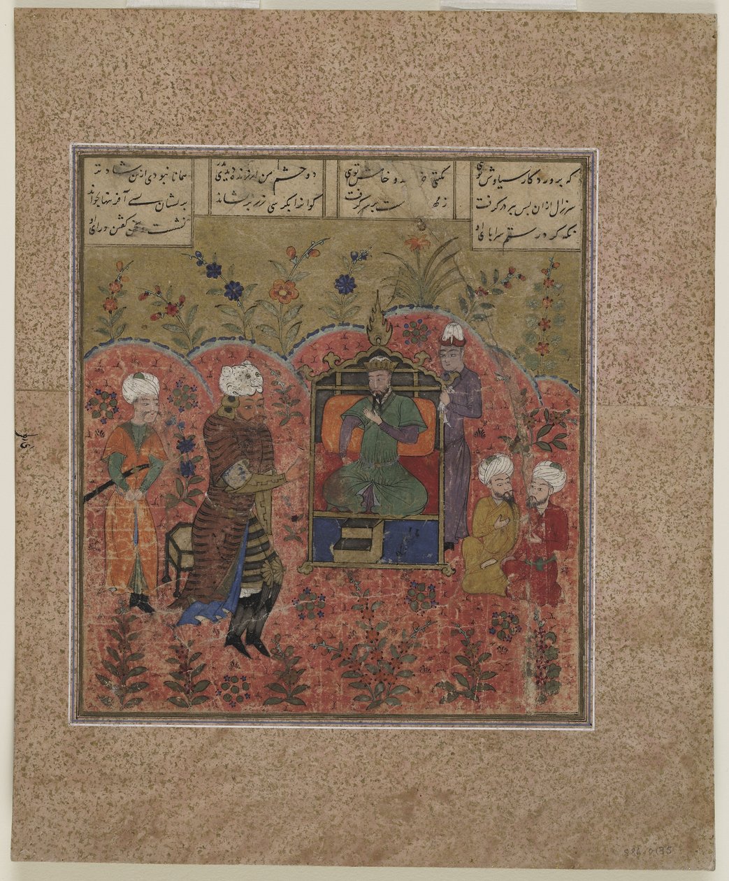رستم قبل كاي كا "لنا ، 1450-1475 بواسطة المدرسة الهندية