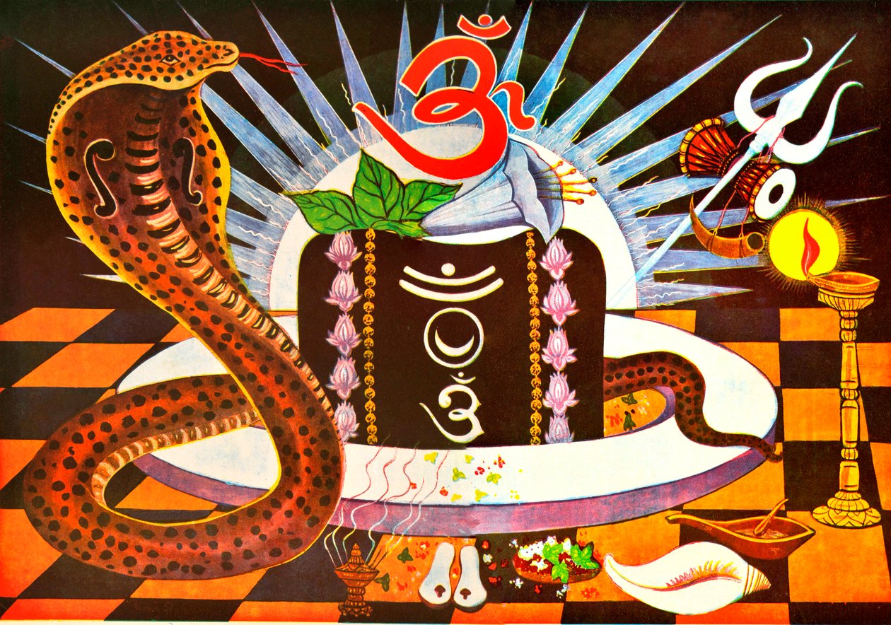 Shivalingam بواسطة المدرسة الهندية