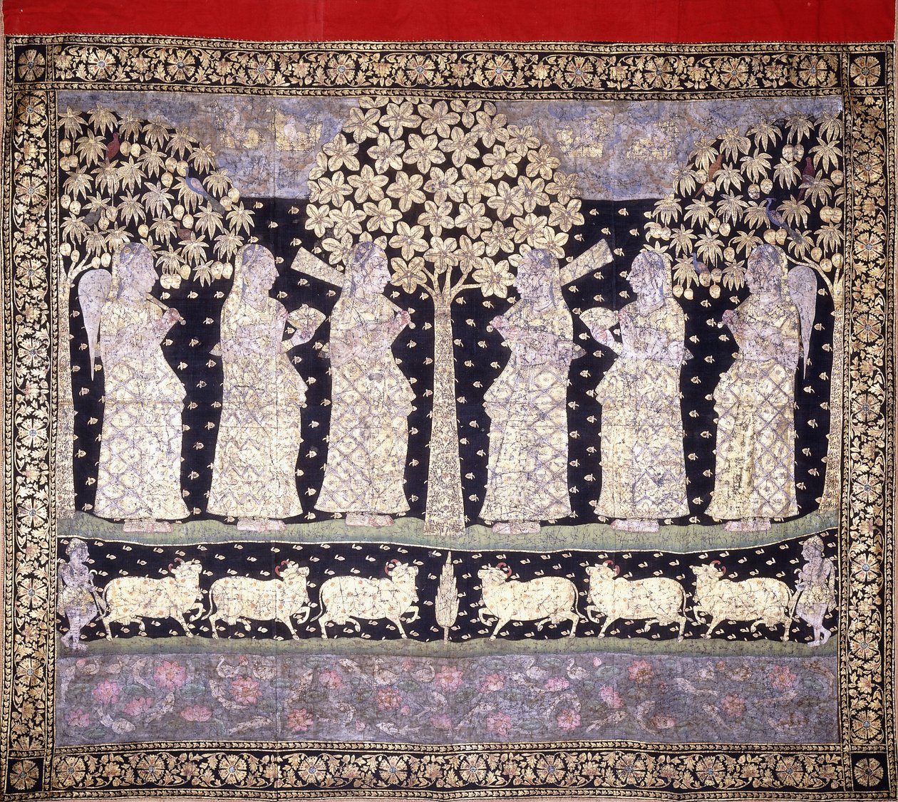 ستة جوبيس ، ج. 1800 بواسطة المدرسة الهندية