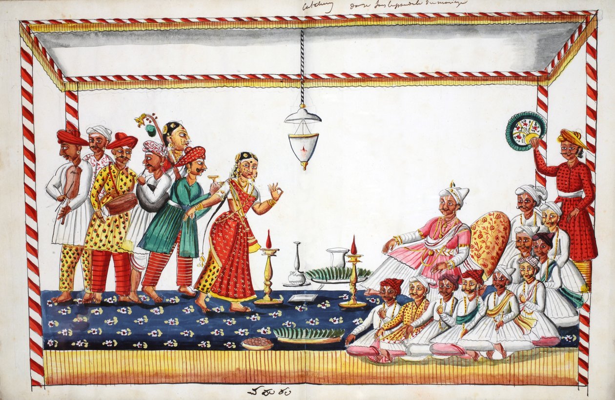 مراسم الزفاف (مرحاض على ورق) (انظر أيضًا 908429) بواسطة المدرسة الهندية
