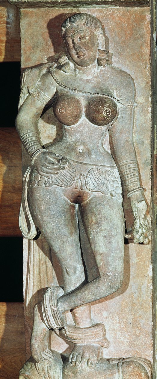 ياكشيني ، من بوابة بوذية. ماثورا ، أوتر براديش ، فترة كوسانا (30-241 م) بواسطة المدرسة الهندية