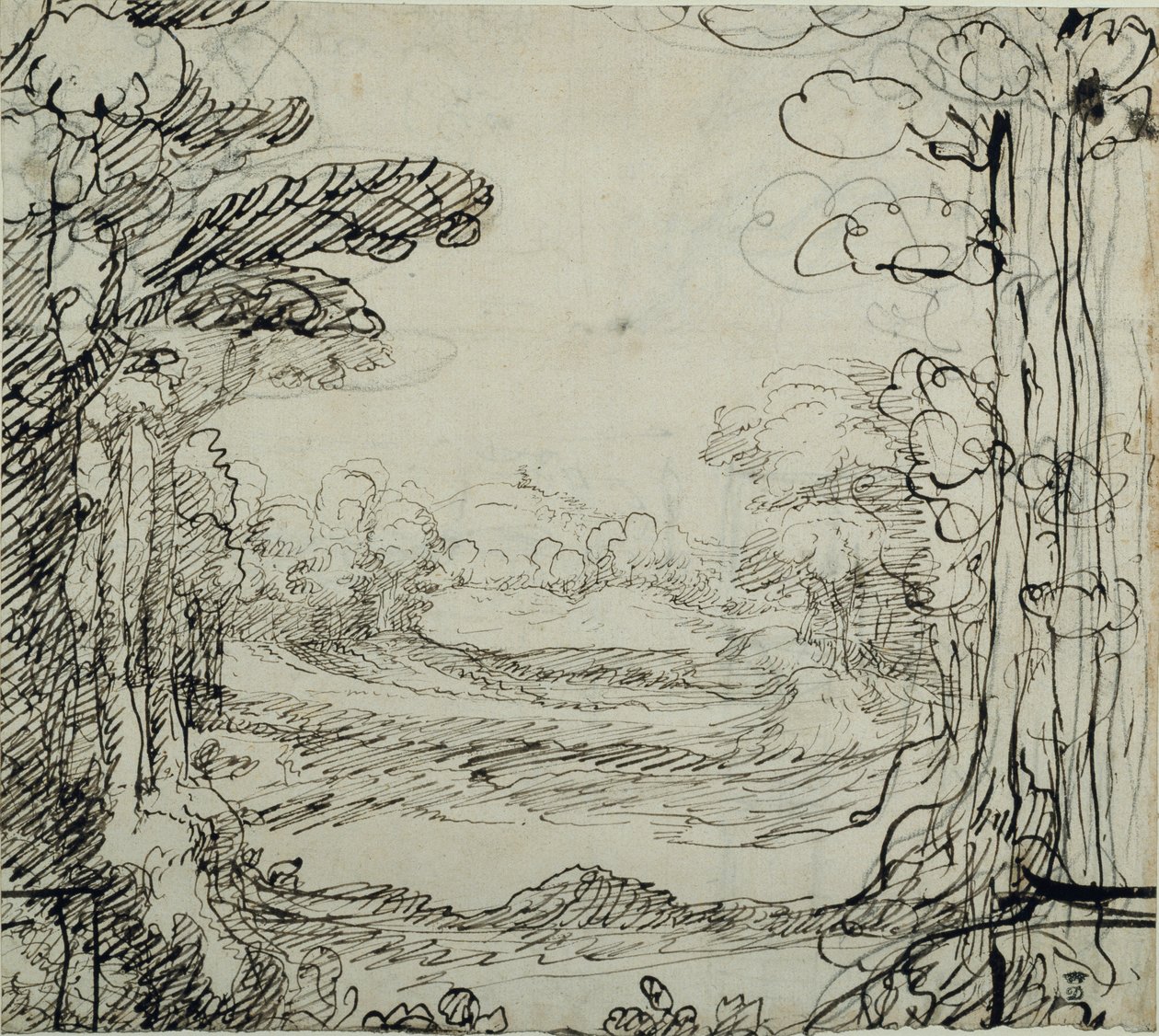 A forest (pen & ink on paper) بواسطة إنيجو جونز