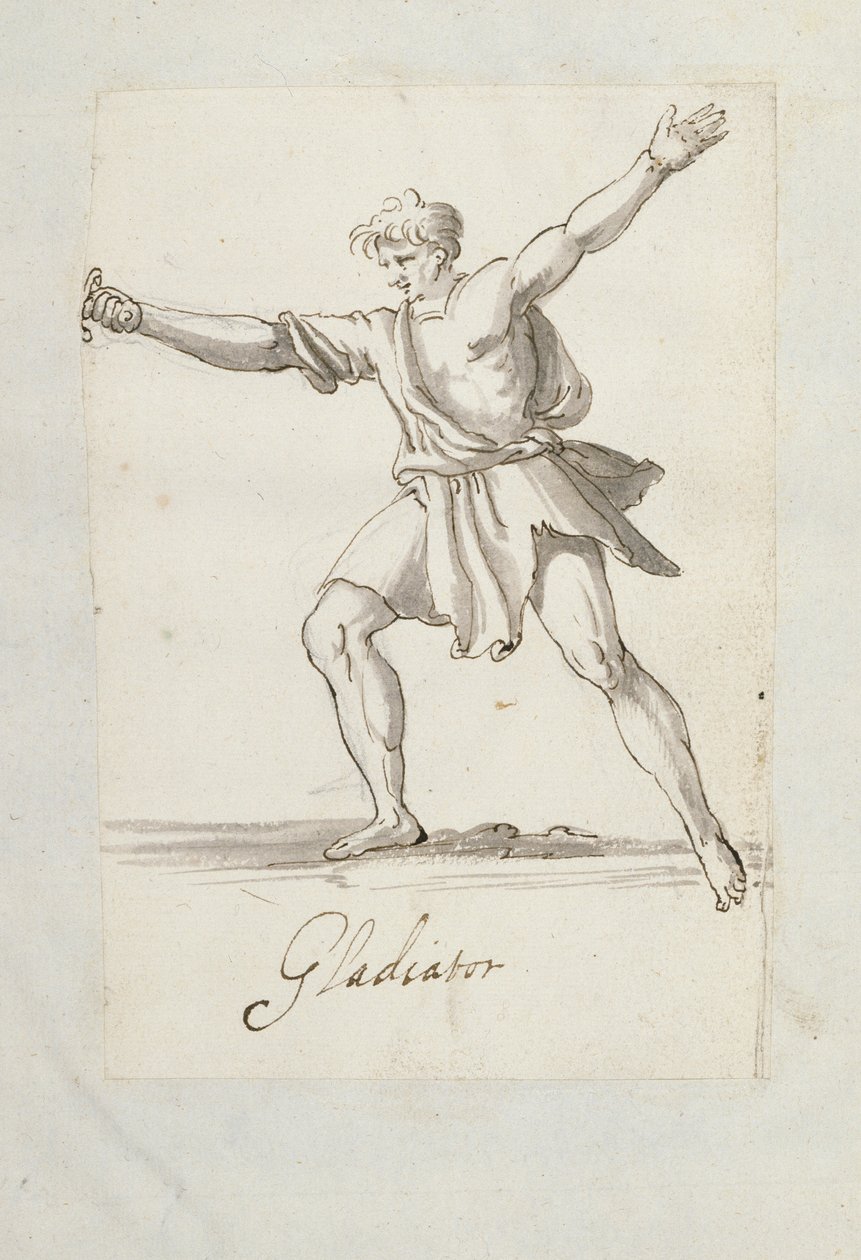 Gladiator (pen & ink on paper) بواسطة إنيجو جونز