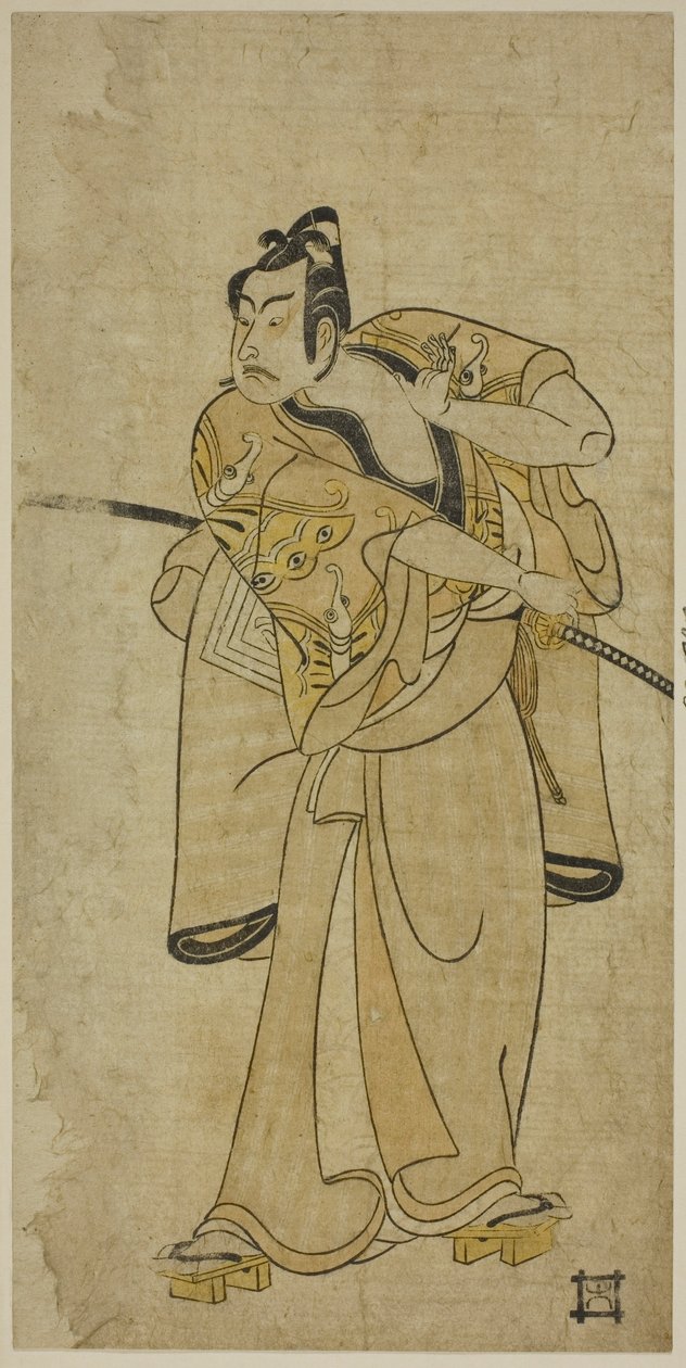 الممثل Ichikawa Yaozo II بواسطة إيبيتسوساي بانشو