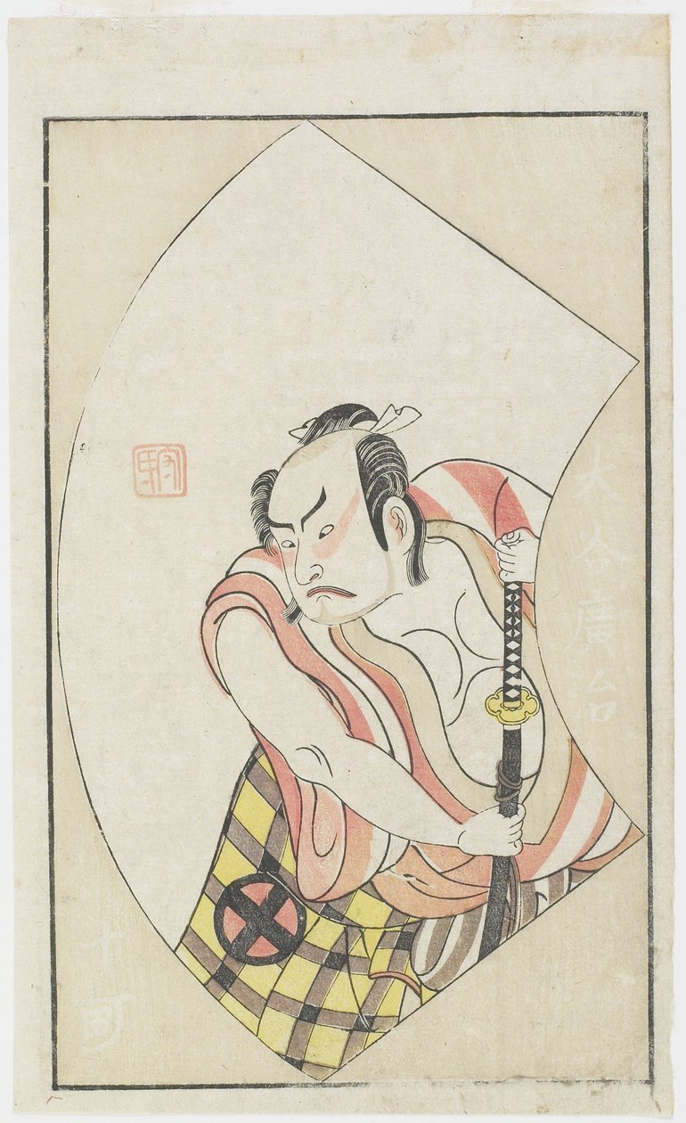 الممثل O_tani Hiroji مثل Jukka ، يناير 1770 بواسطة إيبيتسوساي بانشو