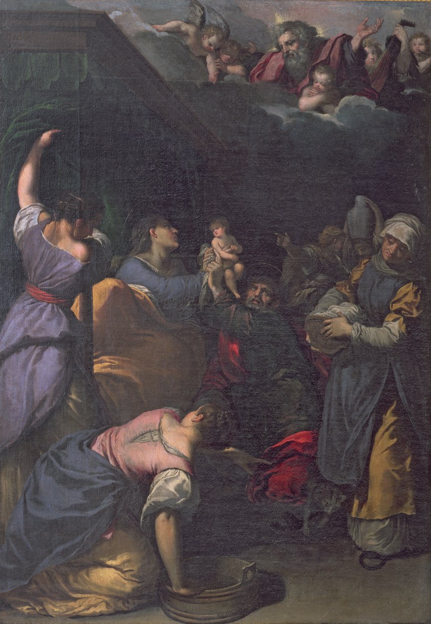 ولادة العذراء ، 1610-1515 بواسطة إيبوليتو سكارسيلا