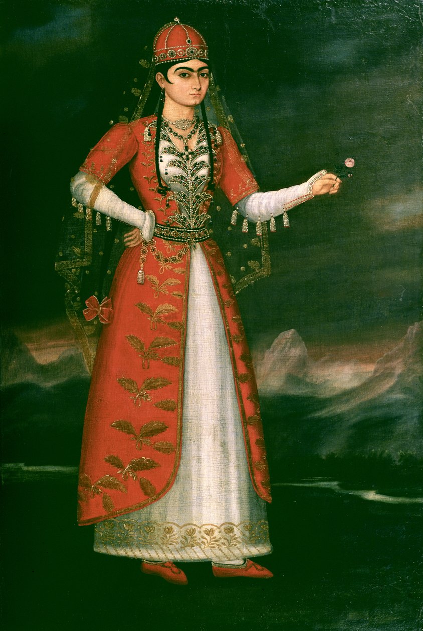 صورة لنينو إريستافي ، إيرانية ، 1829 بواسطة المدرسة الإيرانية