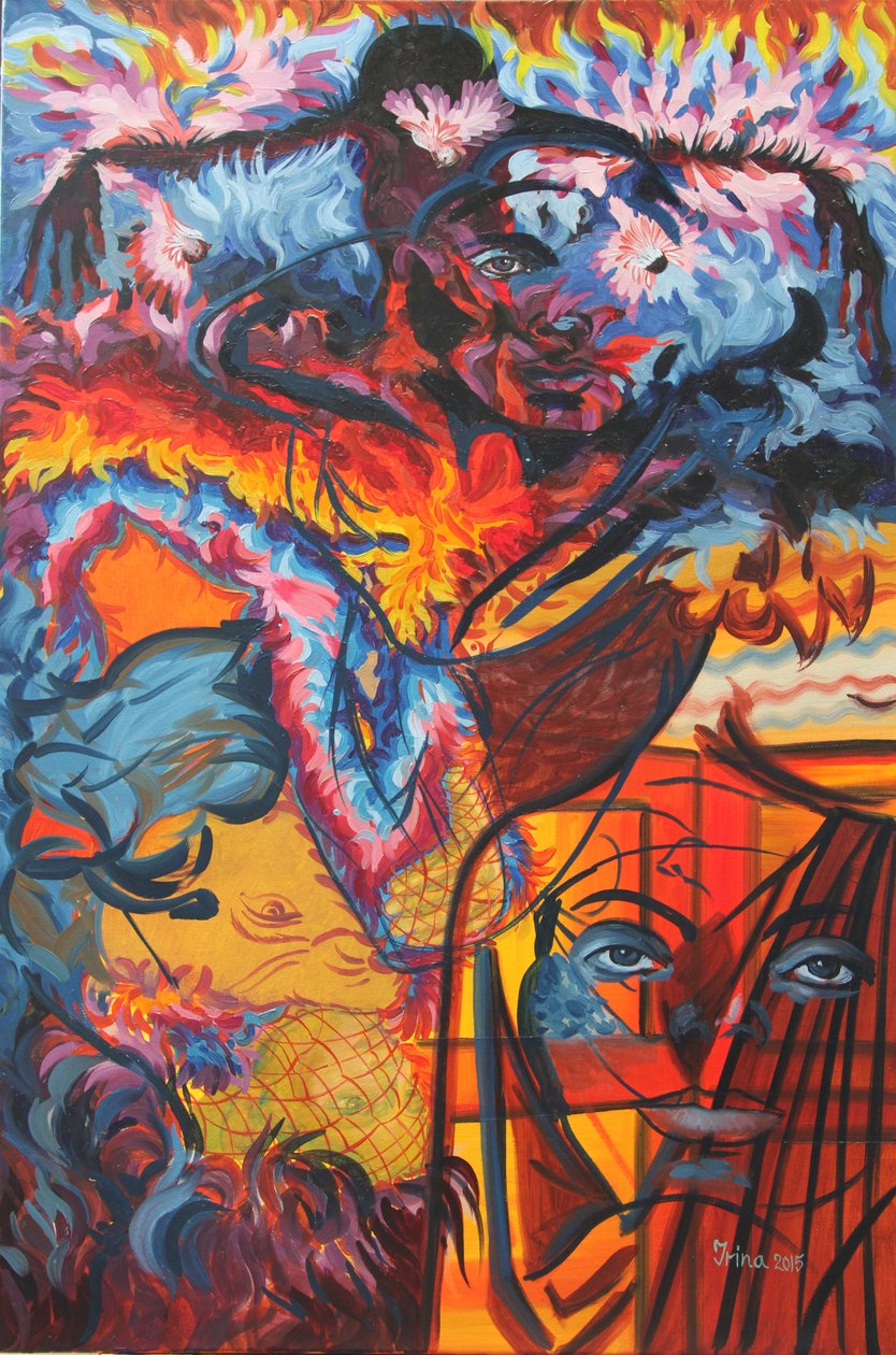 Fire Behind ، 2015 بواسطة إيرينا كوردوبان