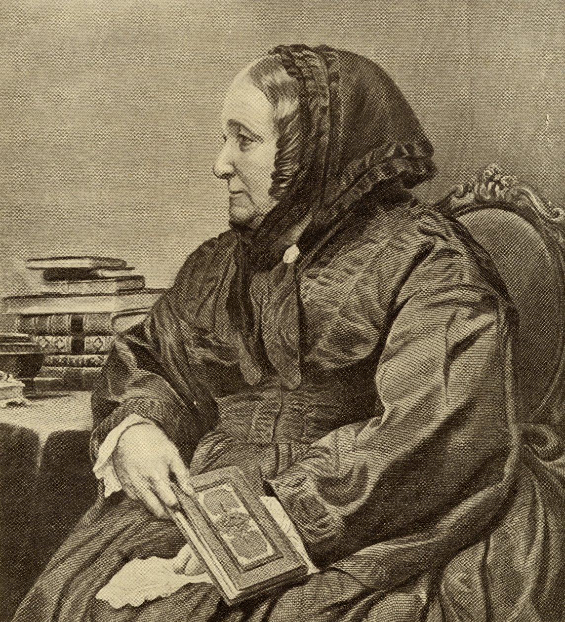 آنا براونويل جيمسون (1794-1860) بواسطة المدرسة الايرلندية
