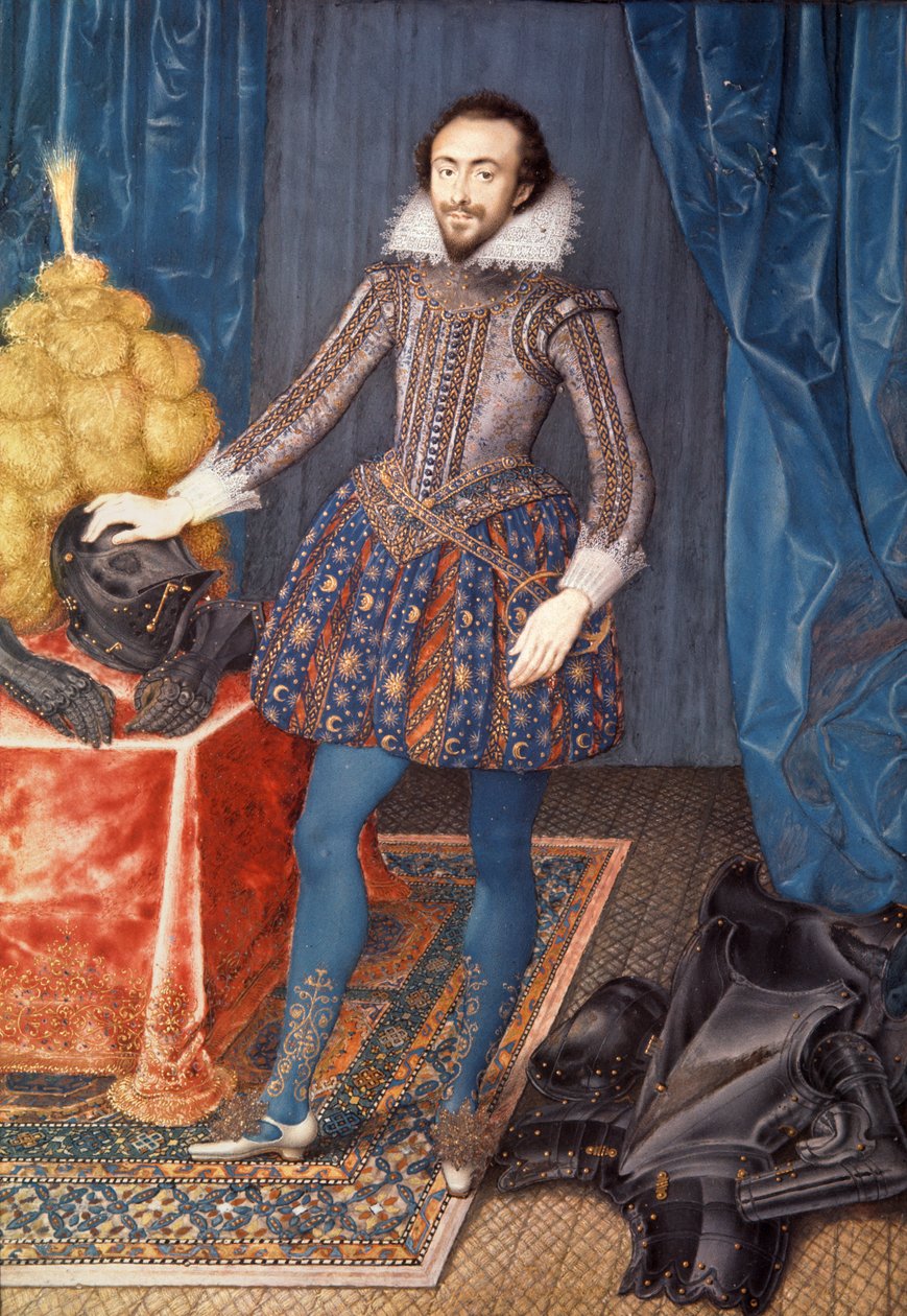 صورة لريتشارد ساكفيل ، إيرل دورست الثالث (1589-1624) ، 1616 بواسطة إسحاق أوليفر