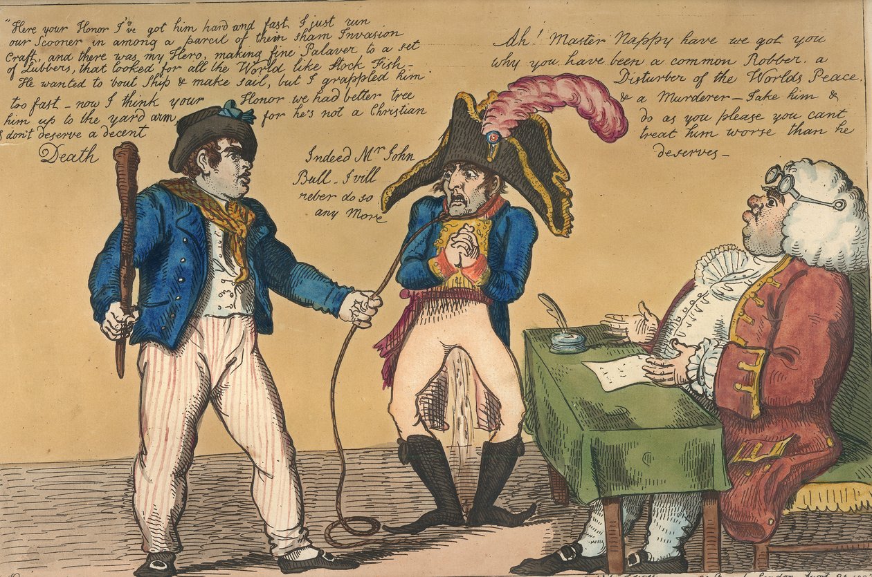 الحفاض في السحب ، 1803 (النقش اليدوي) بواسطة إسحاق كروكشانك
