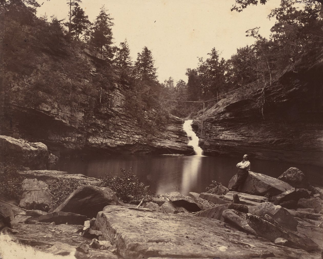 بحيرة لولا ، جبل لوك أوت ، جورجيا ، 1864-1865. بواسطة إسحاق هـ. بونسال