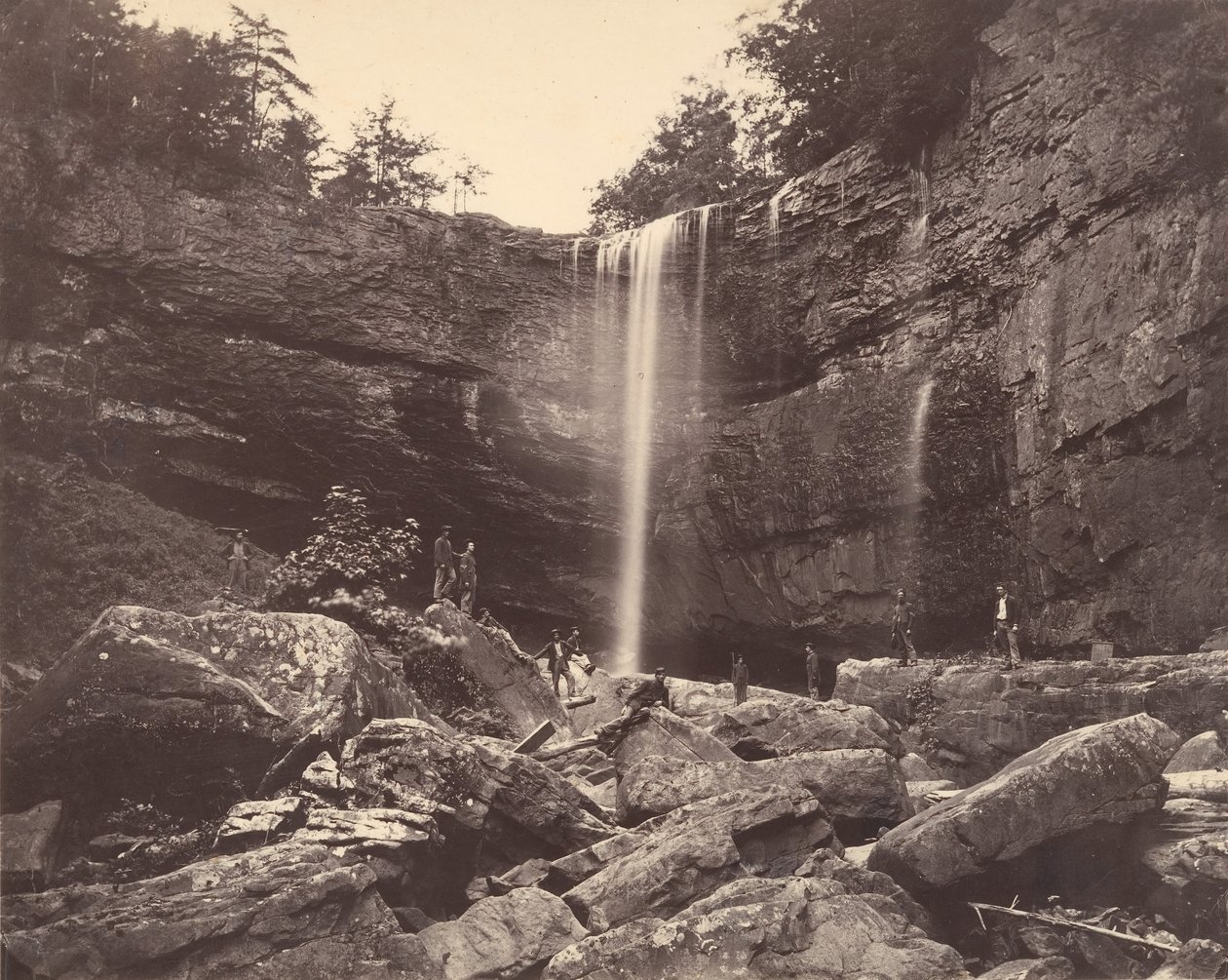 شلالات لولا ، جبل لوكاوت ، جورجيا ، 1864-65. بواسطة إسحاق هـ. بونسال