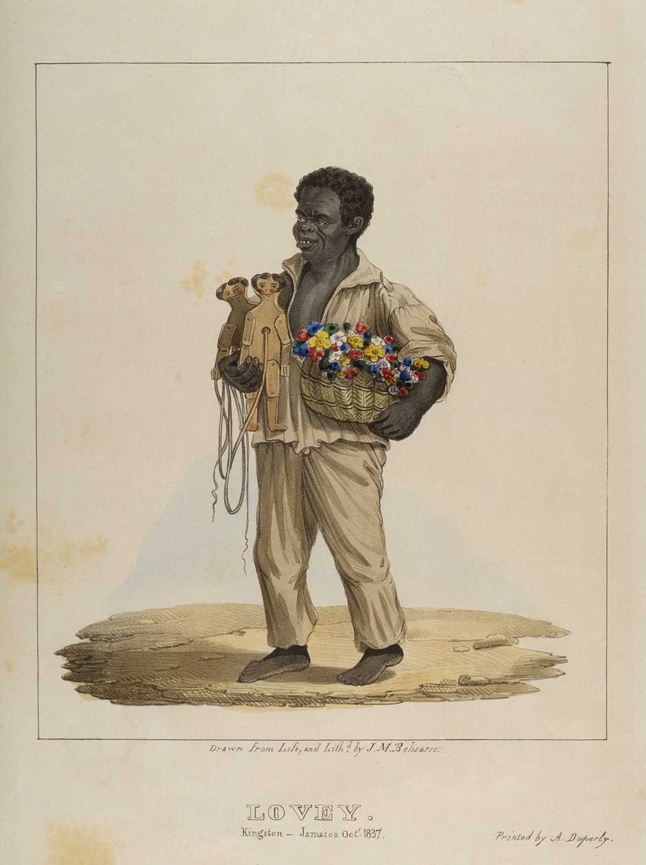 محبوب ، لوحة 8 من اسكتشات للشخصية ... ، 1838 بواسطة إسحاق منديس بيليساريو